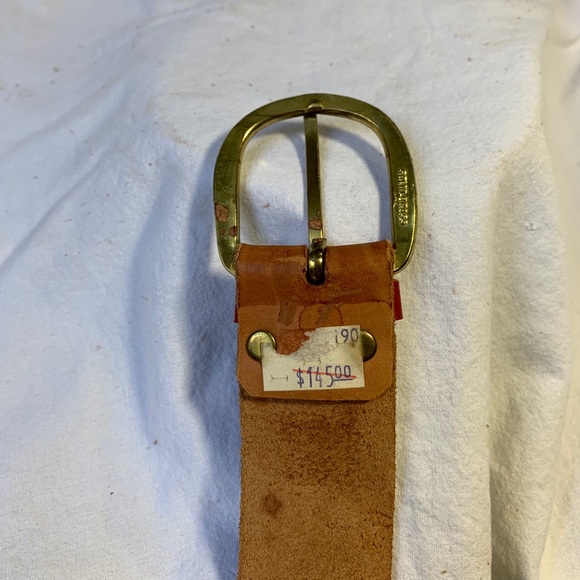 Diane Weiss NYC ski winter leather belt medium
